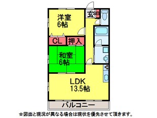 日成ﾊｲﾂⅡの物件間取画像